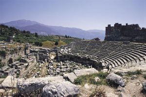 Xanthos Antik Kenti tiyatrosu.
