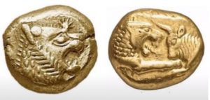 İlk paranın Lidya Kralı Alyattes tarafından (MÖ 619-560) basıldığı bilinmektedir.